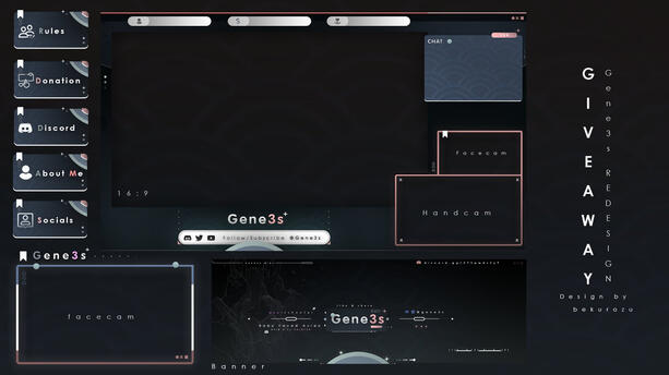 Gene3s 2021 Twitch Overlay (Giveaway)