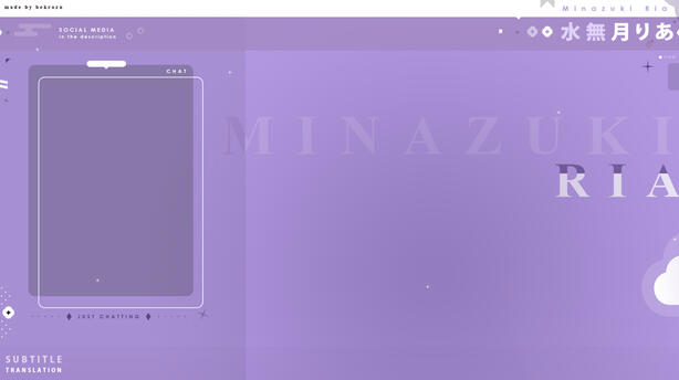 Minazaki Ria 2022 Twitch Overlay