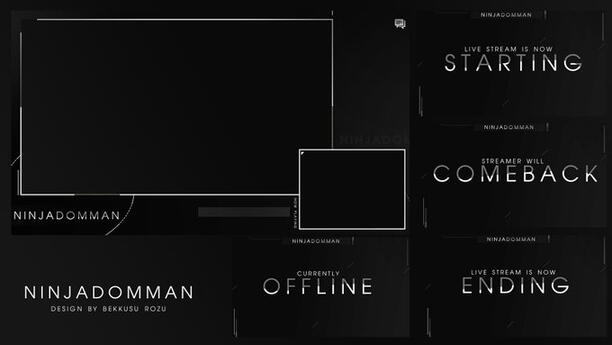 Ninjadomman 2021 Twitch Overlay