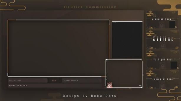 ZirCrizz 2021 Twitch (Overlay & Screens)